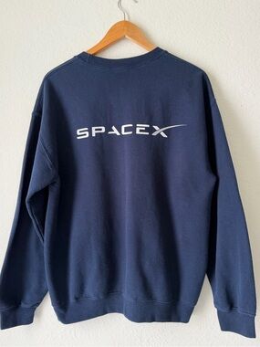 Space X Navy Sweatshirt